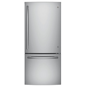 Refrigerador Bottom Mount 21 cuft Acero Inoxidable GE - GBE21DSKSS